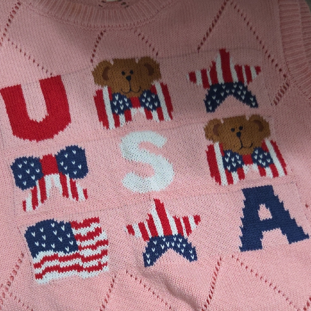 Peach Love California Pink Knit Sweater